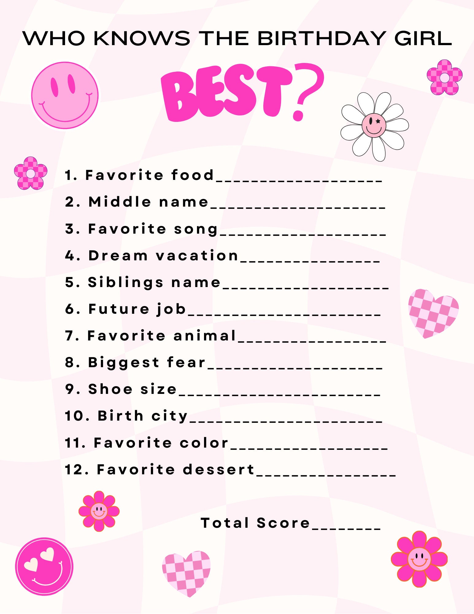 preppy-game-who-knows-the-birthday-girl-best-girls-birthday-party-games-birthday-party-slumber-party-game-printable-smiley-face-etsy for Who Knows The Birthday Girl Best Free Printable Preppy Game | Who Knows the Birthday Girl Best? | Girls Birthday Party Games | Birthday Party | Slumber Party Game | Printable | Smiley Face - Etsy for Who Knows The Birthday Girl Best Free Printable