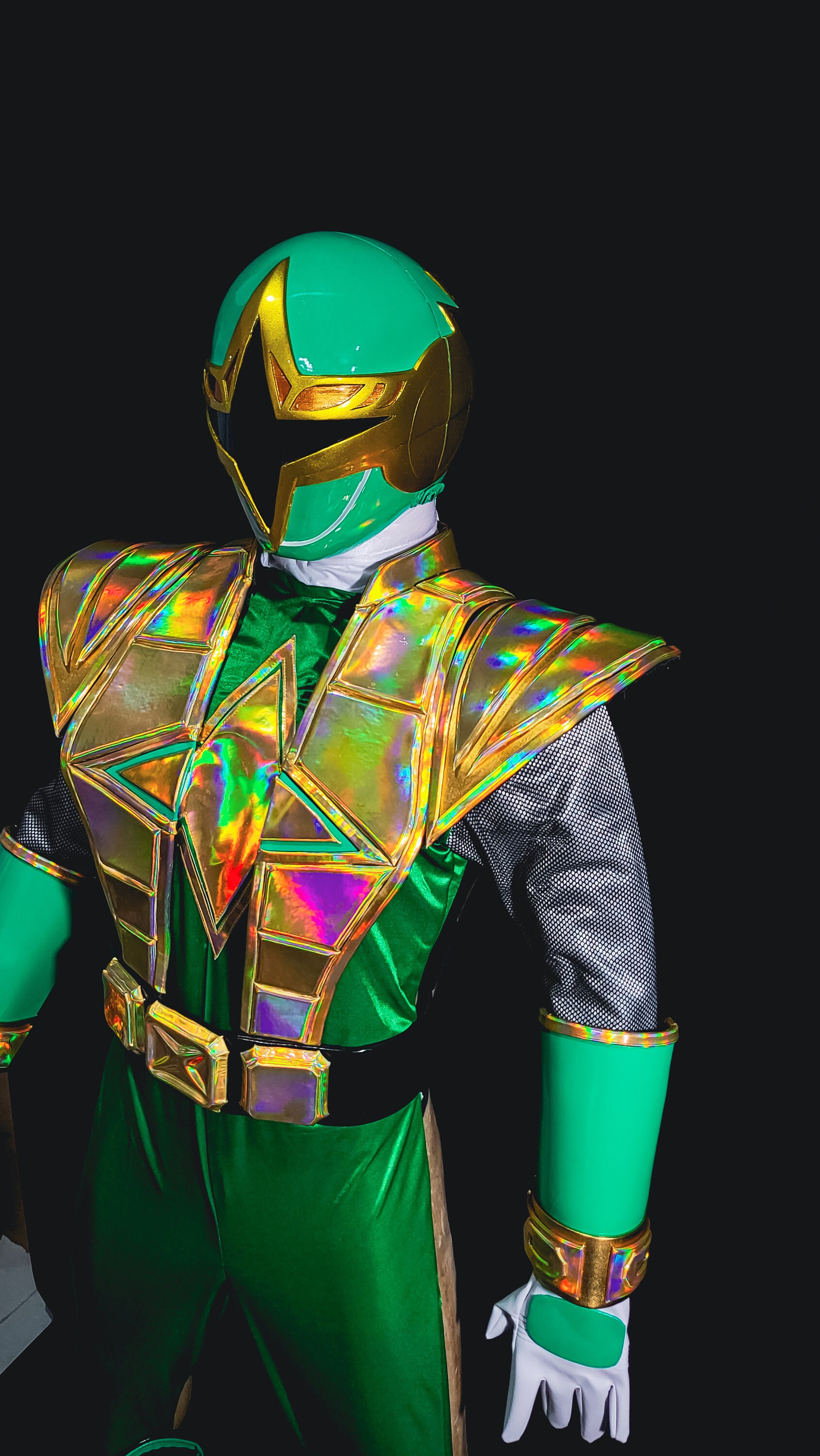 Green Samurai Ranger Ninja Storm Power Ranger Full Body Set Costume Etsy