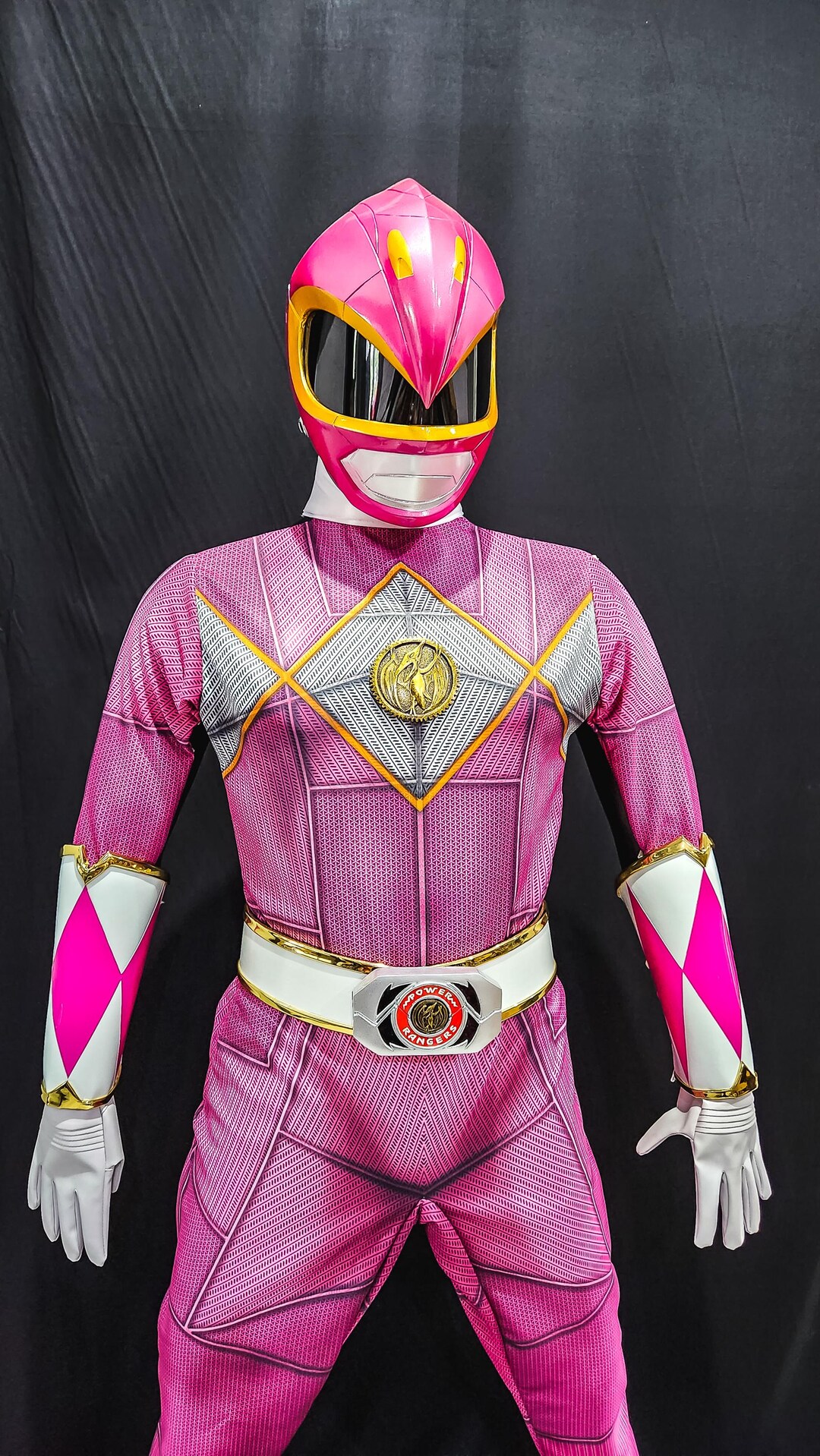 Mmpr Custom Ranger Mighty Morphin Pink Ranger Custom Costume for Cosplay - Etsy