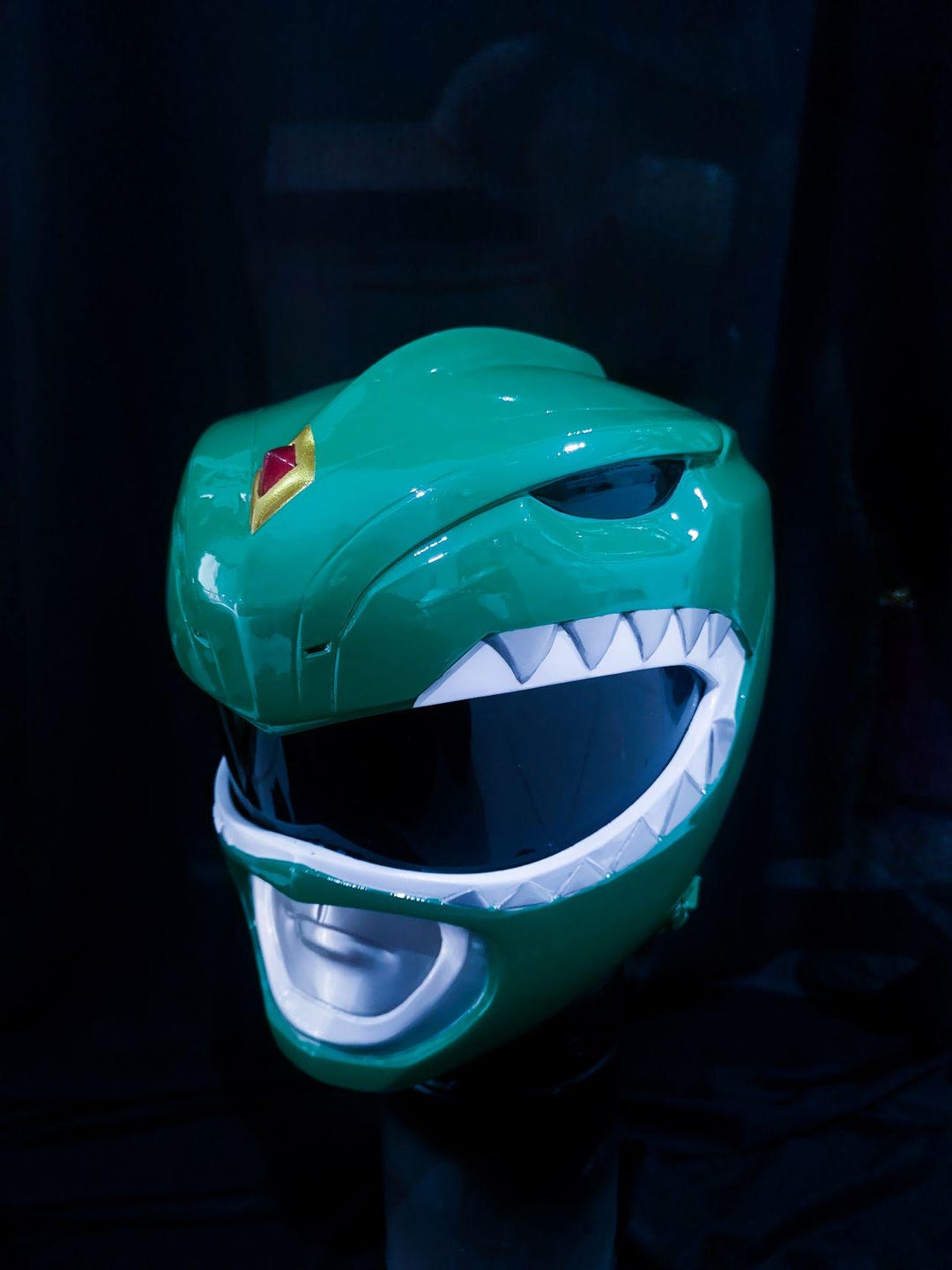 JTOKUCOSTUME MMPR Green Ranger Helmet Replica Power Rangers jtokucostume-mmpr-green-ranger-helmet-replica-power-rangers