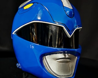 MMPR Blue Ranger Helmet [CUSTOM SIZE] - Etsy