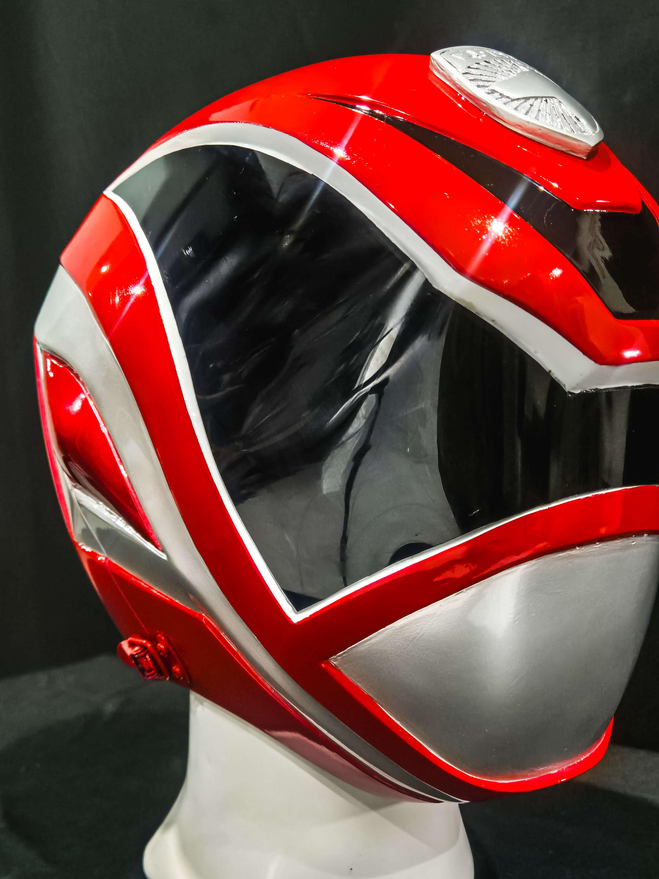SPD Red Ranger Helmet Wearable for Cosplay Tokusatsu Power Ranger ...