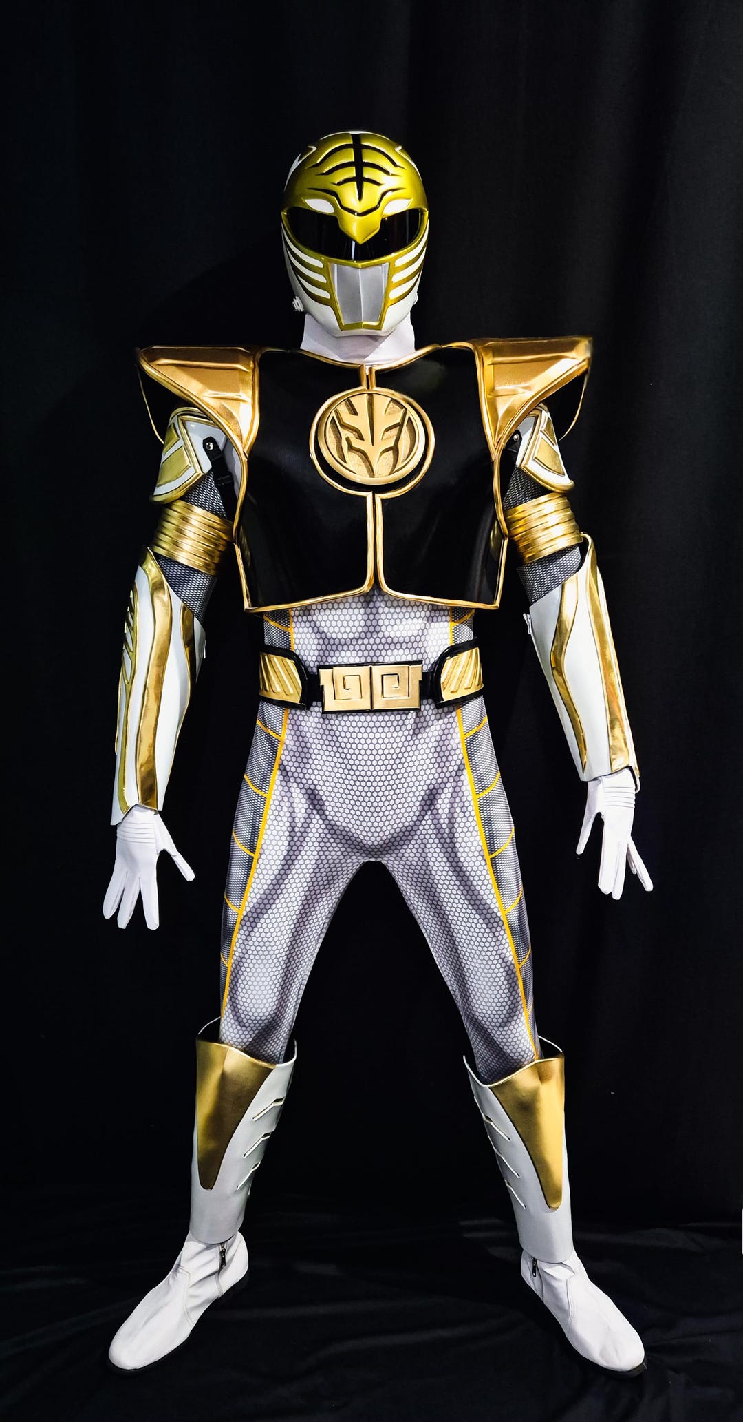 White Tiger Power Ranger Costume [custom Size & Design] - Etsy