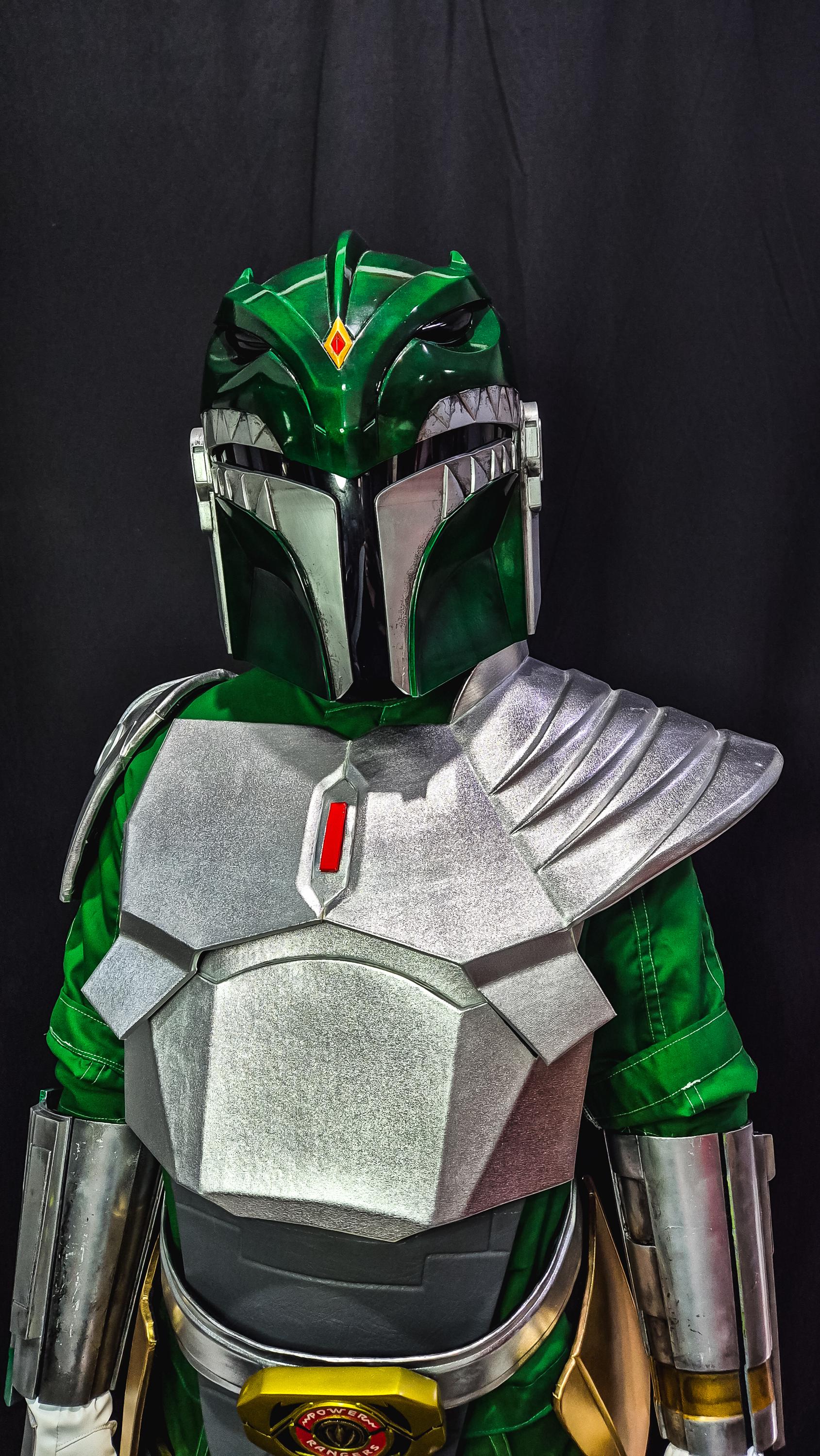 マンダロリアン グリーン コスチューム カスタム パワーレンジャー x