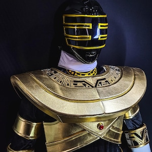 Gold Zeo Ranger costume: CUSTOM SIZE full body set