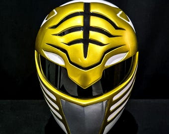 White Tiger Mighty Morphin Power Ranger Helmet with Custom Adult Size