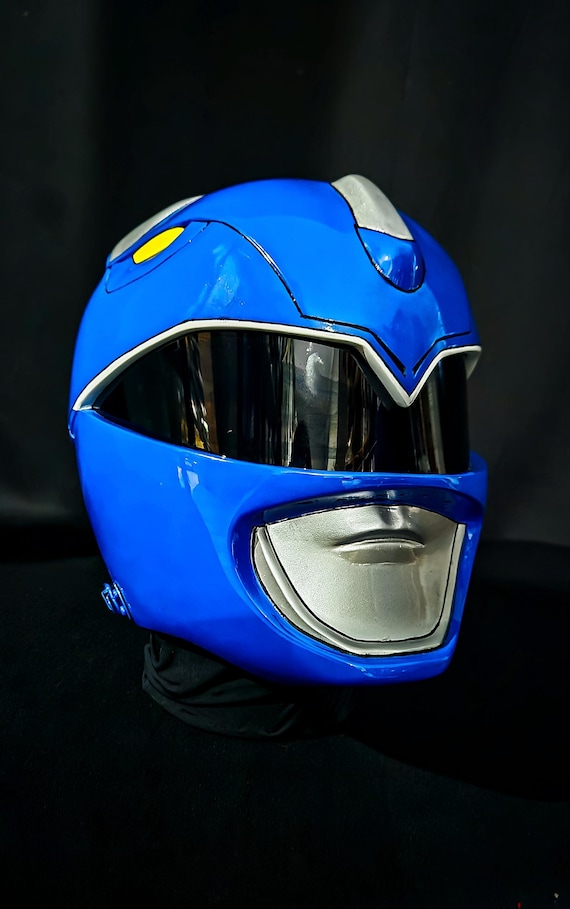 blue ranger motorcycle helmet MMPR Blue Ranger Helmet [CUSTOM SIZE]