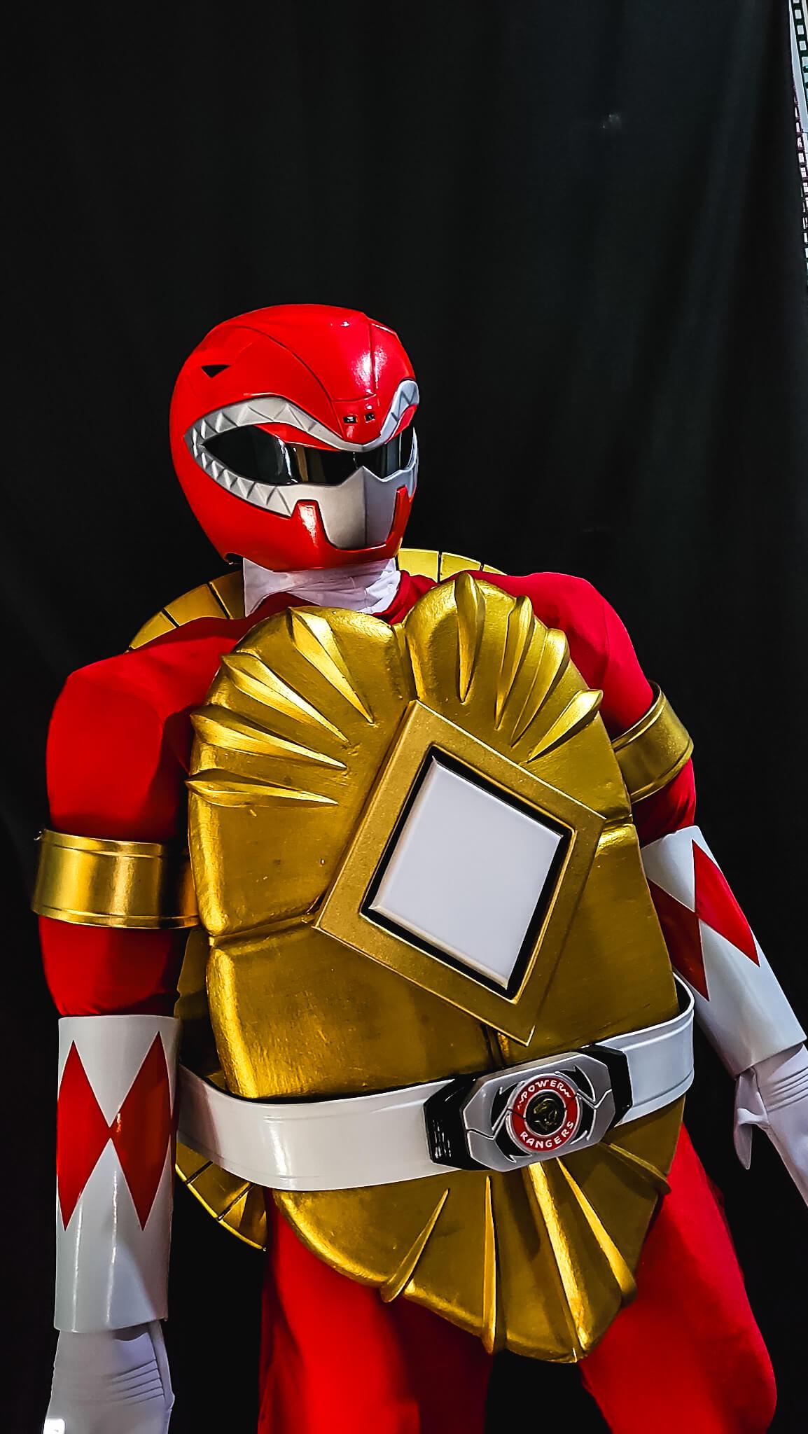 TMNT Red Ranger Costume Full Set Wearable Suit for Cosplay Tokusatsu ...