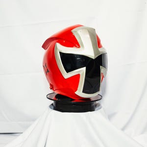 Ninja Steel Red Power Ranger helmet cosplay [CUSTOM SIZE]