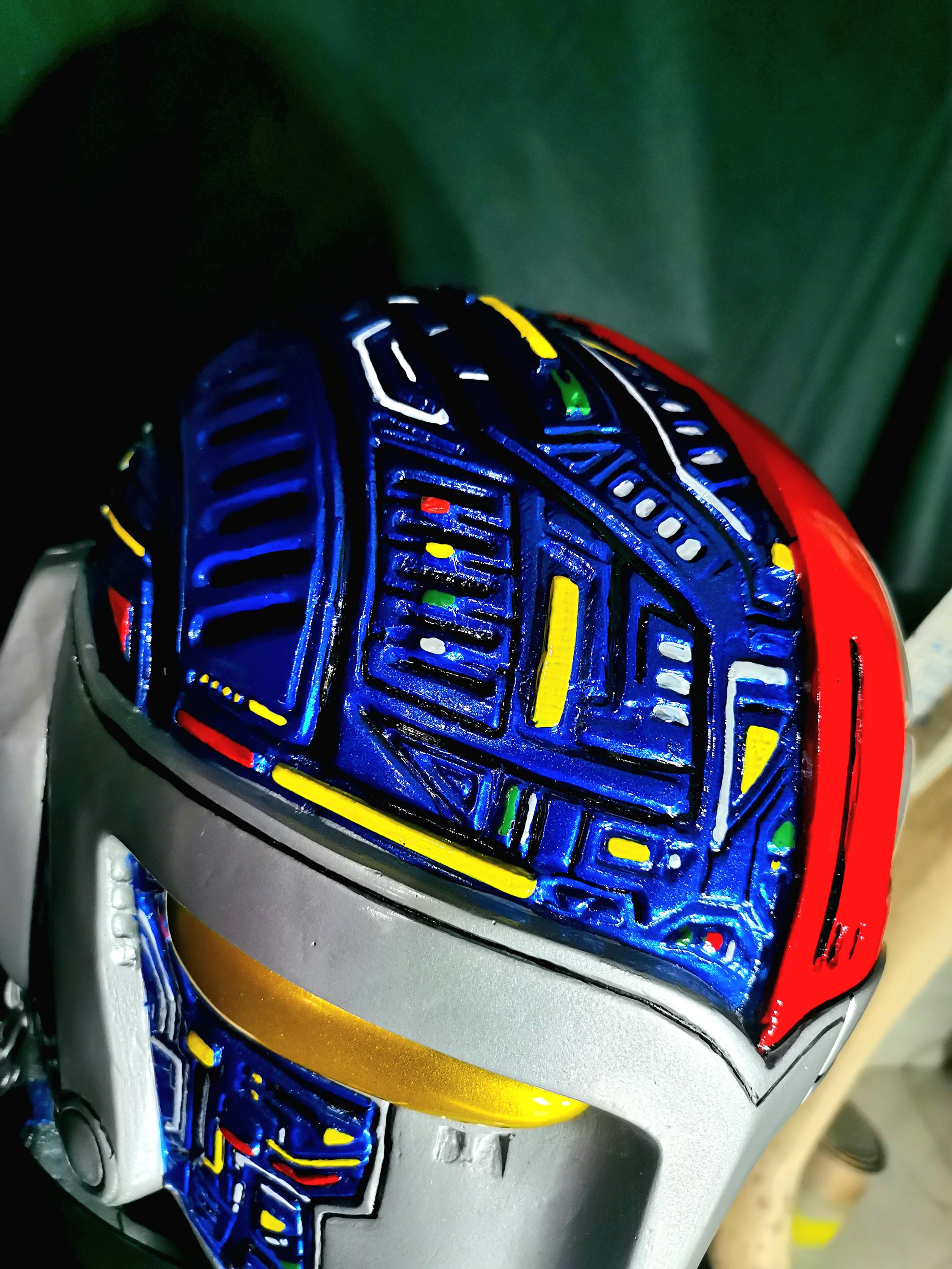 Choujinki Metalder Helmet Cosplay [ONLY HELMET] - Etsy Norway
