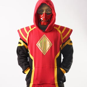 Red Omega Jacket Ranger [CUSTOM SIZE] for daily use and cosplay