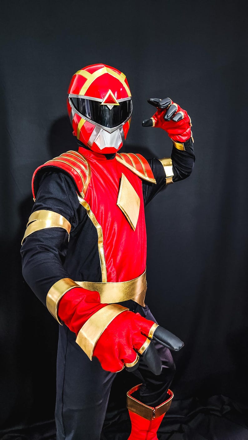 Red Omega Power Ranger Costume [CUSTOM SIZE] - Etsy