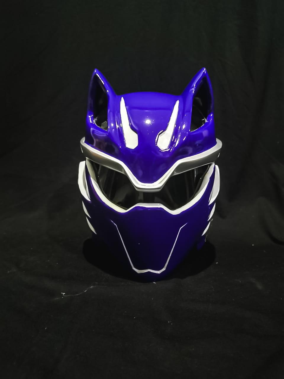 Violet Wolf Ranger Helmet Gekiviolet Collectible Mask Replica