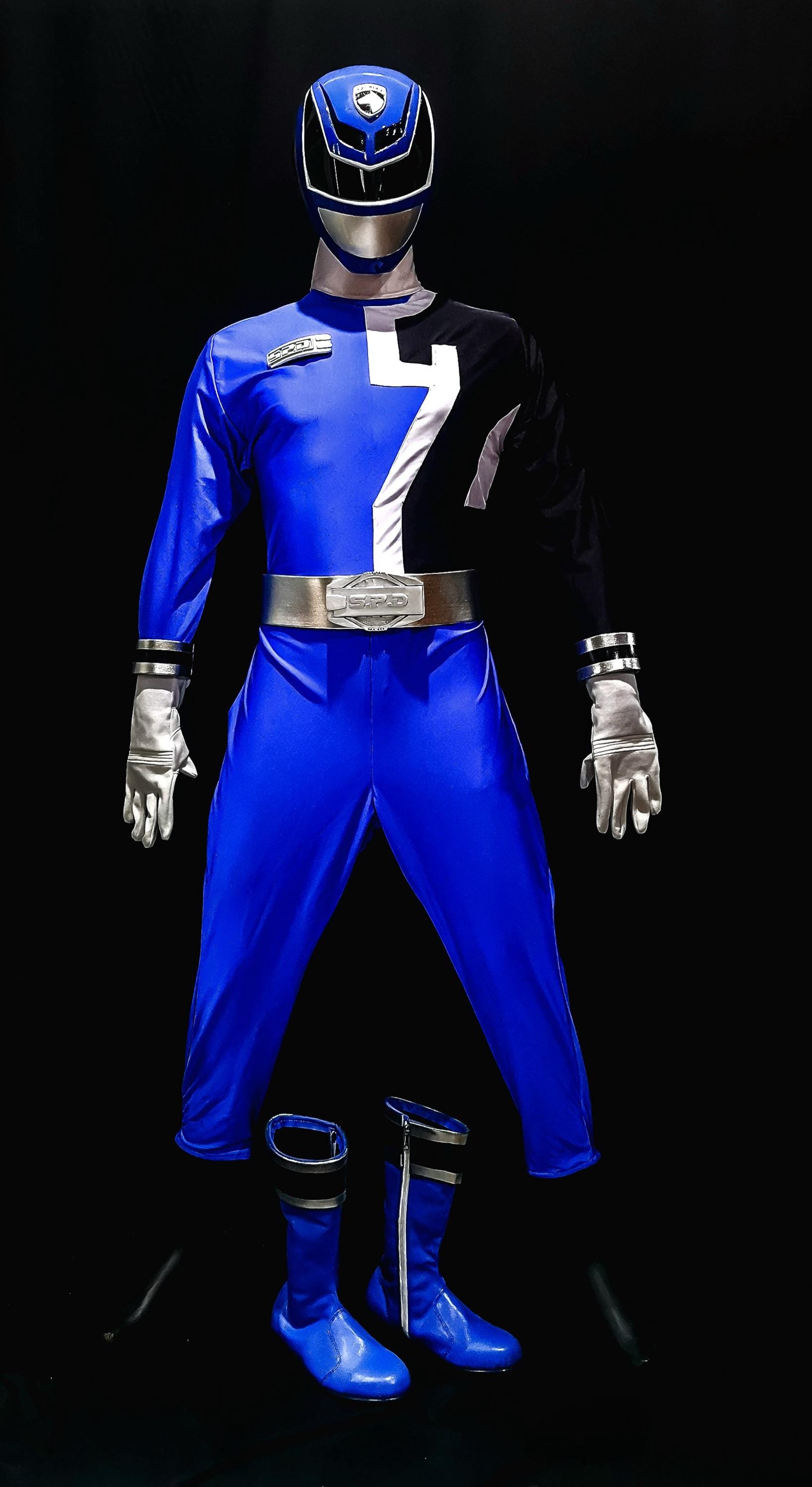 SPD Blue Ranger Deka Costume [CUSTOM SIZE] - Etsy