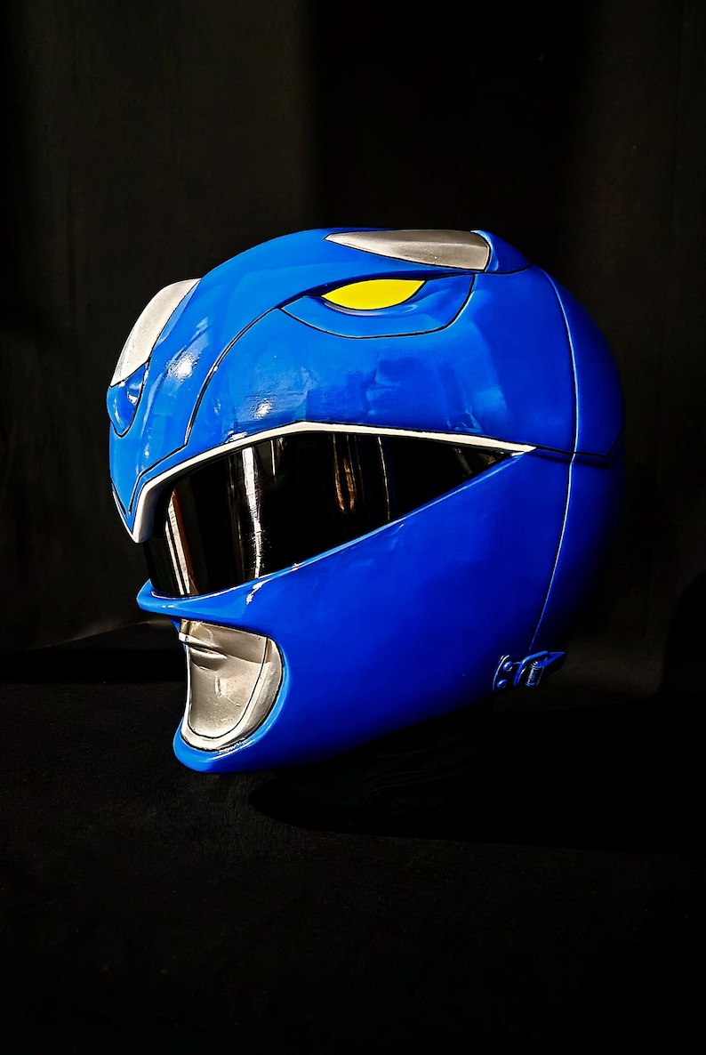 MMPR Blue Ranger Helmet [CUSTOM SIZE] - Etsy