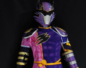 Jungle Fury Wolf Custom Costume Violet Wolf Ranger wearable suit for cosplay Tokusatsu