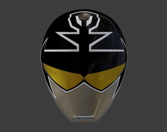 Archivos 3D del casco plateado Ranger Gokai listos para imprimir