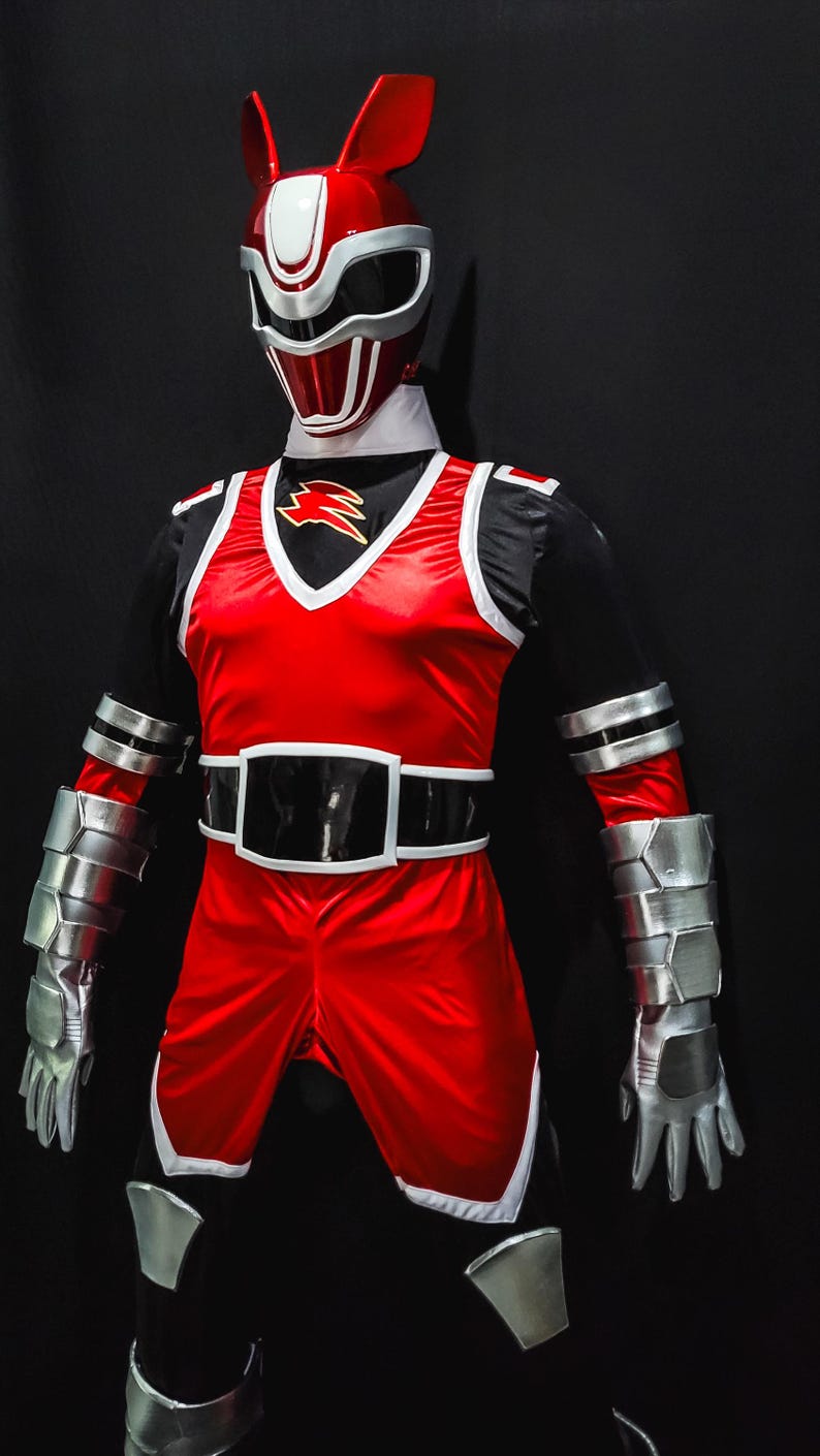 Kangaroo Red Ranger Custom Costume for Cosplay [CUSTOM SIZE] - Etsy