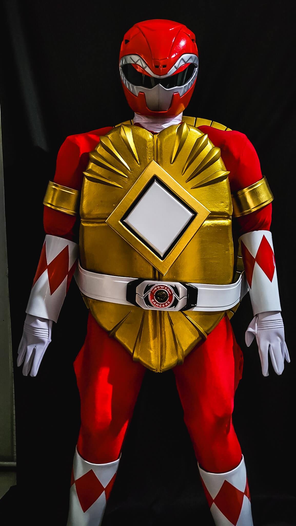 TMNT Red Ranger Costume Full Set Wearable Suit for Cosplay Tokusatsu ...
