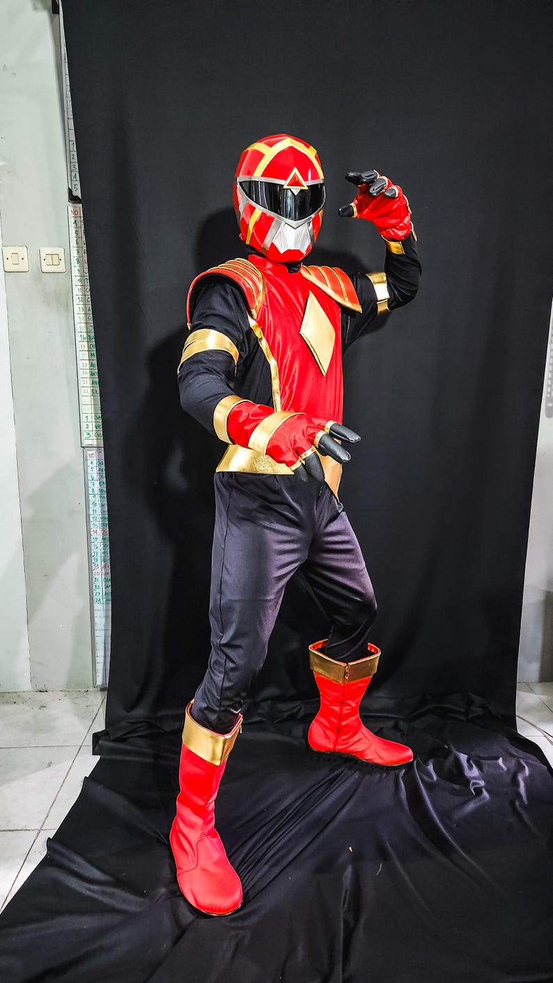 Red Omega Power Ranger Costume [CUSTOM SIZE] - Etsy