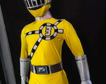 トッキュウジャー イエローパワーレンジャー コスチューム フルセット トッキュウジャー イエローパワーレンジャー コスチューム フルセット