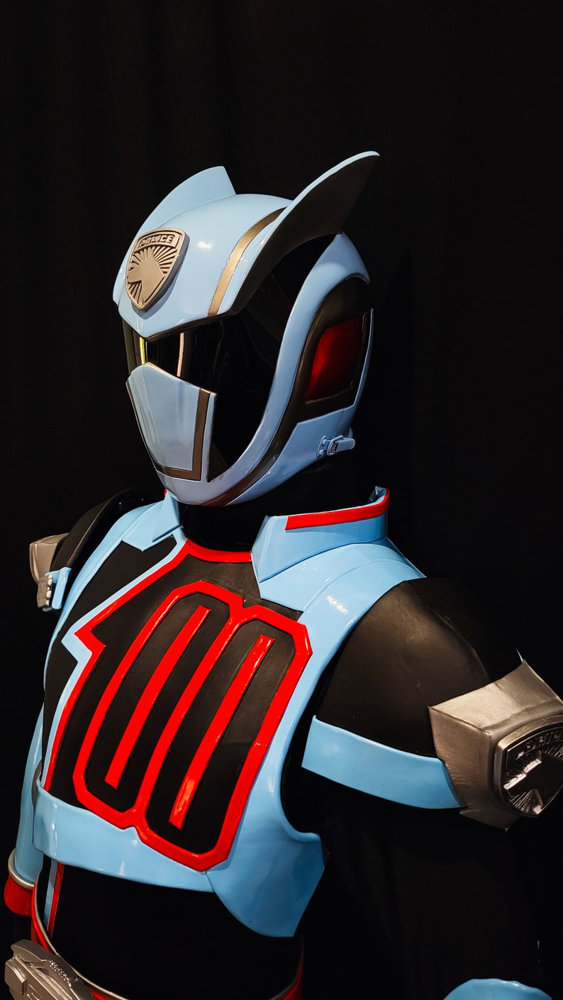 Disfraz de cuerpo completo de Power Ranger Space Patrol Delta de Shadow ...