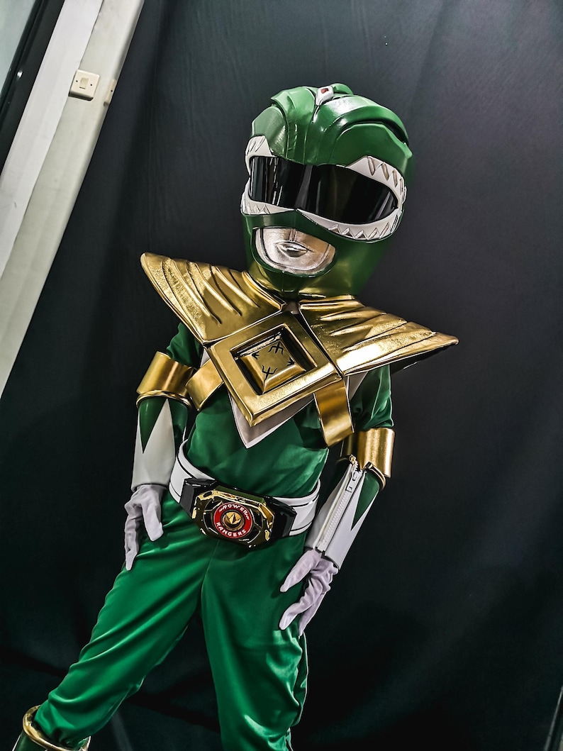 Green Ranger BITS Kids Costume Full Set [CUSTOM SIZE] - Etsy