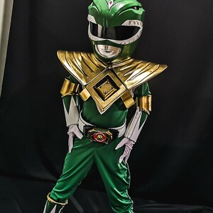 Green Ranger BITS Kids Costume Full Set [CUSTOM SIZE] - Etsy