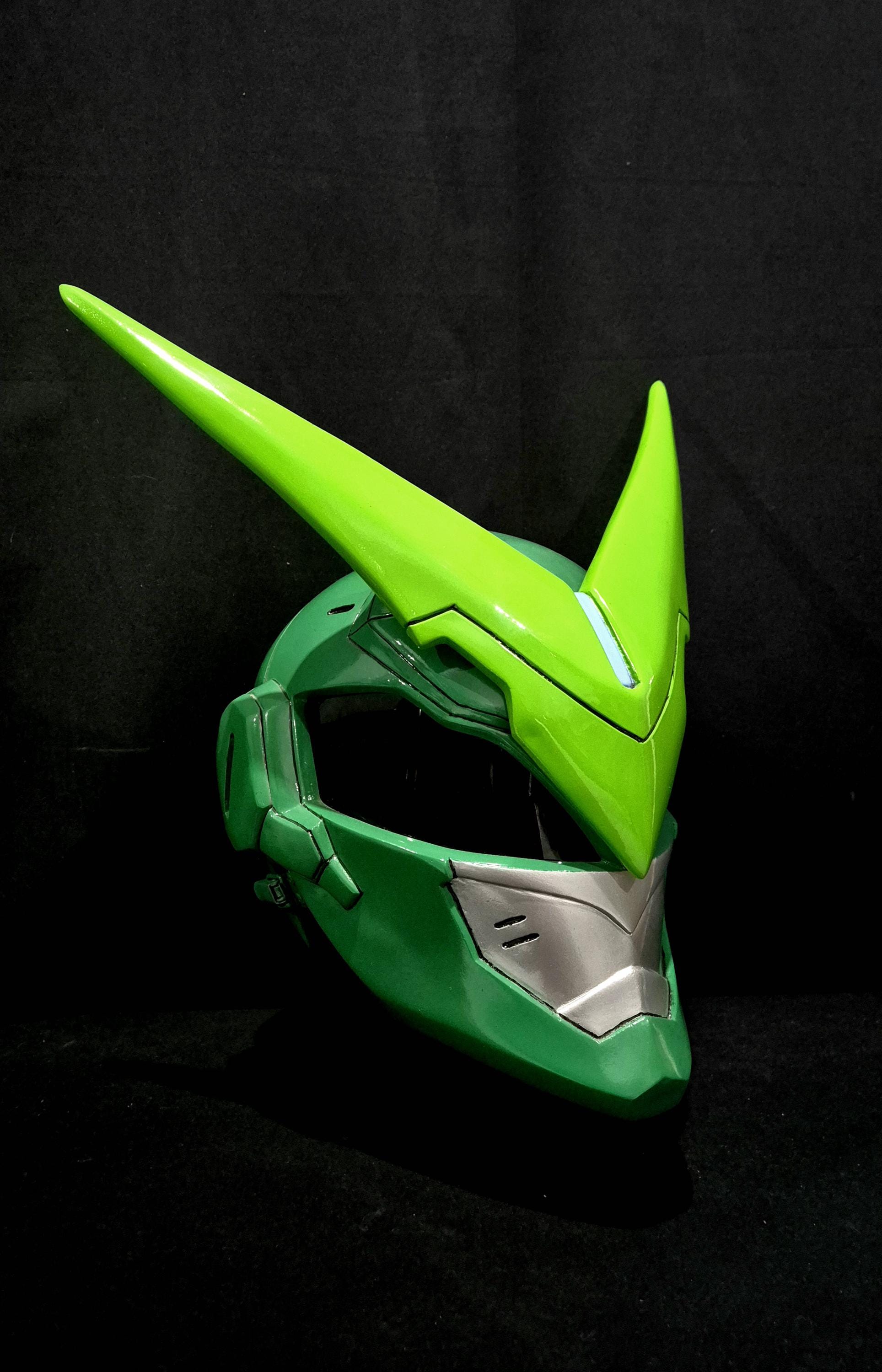 Genji Green Power Ranger Helmet Only [CUSTOM SIZE] - Etsy