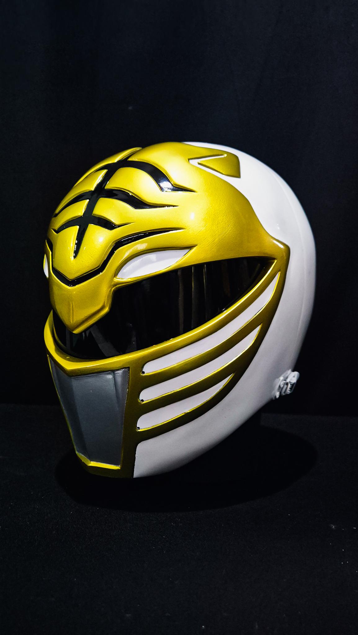 恐竜戦隊ジュウレンジャー ホワイトタイガーゾード ヘルメット コスプレ用 着用可 恐竜戦隊ジュウレンジャー ホワイトタイガーゾード ヘルメット