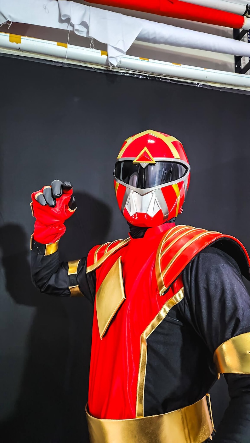 Red Omega Power Ranger Costume [CUSTOM SIZE] - Etsy