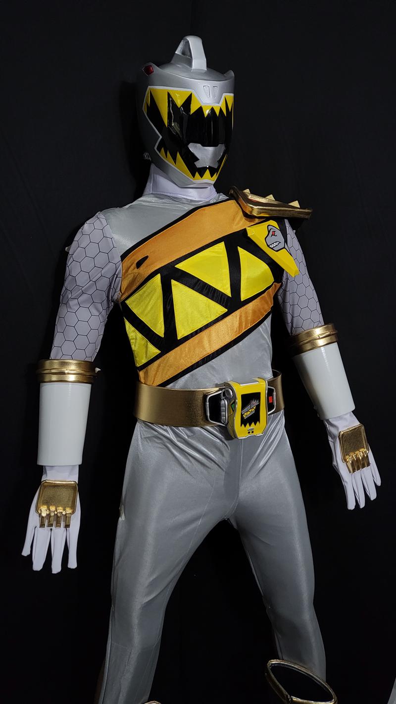 キョウリュウジャー シルバーレンジャーコスチューム:コスプレ用 キョウリュウジャー シルバーレンジャーコスチューム:コスプレ用