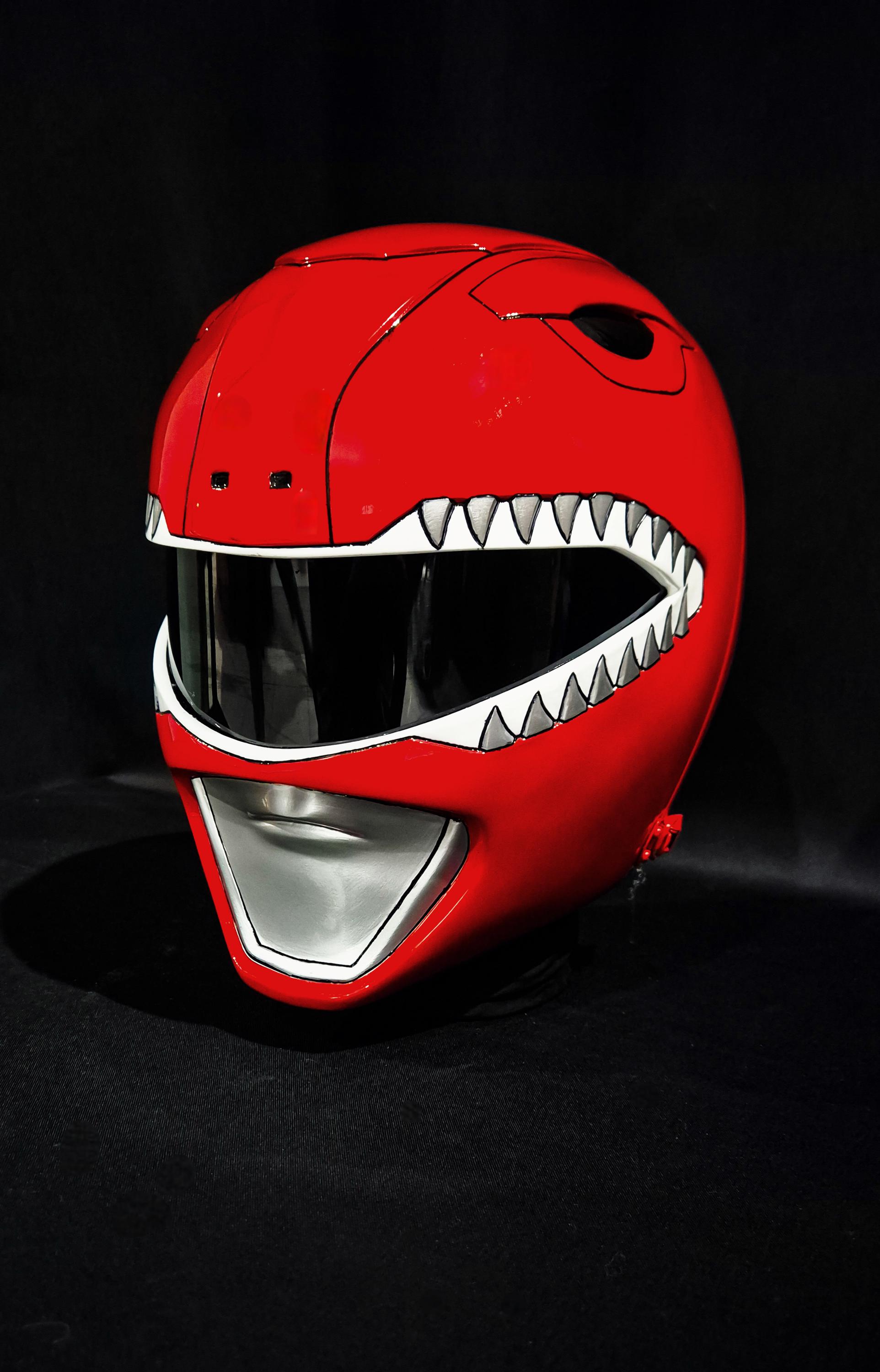 JTOKUCOSTUME MMPR パワーレンジャー レッドレンジャー ヘルメット
