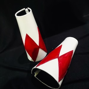 Red Cuff MMPR Power Rangers Costume Accessory for Cosplay