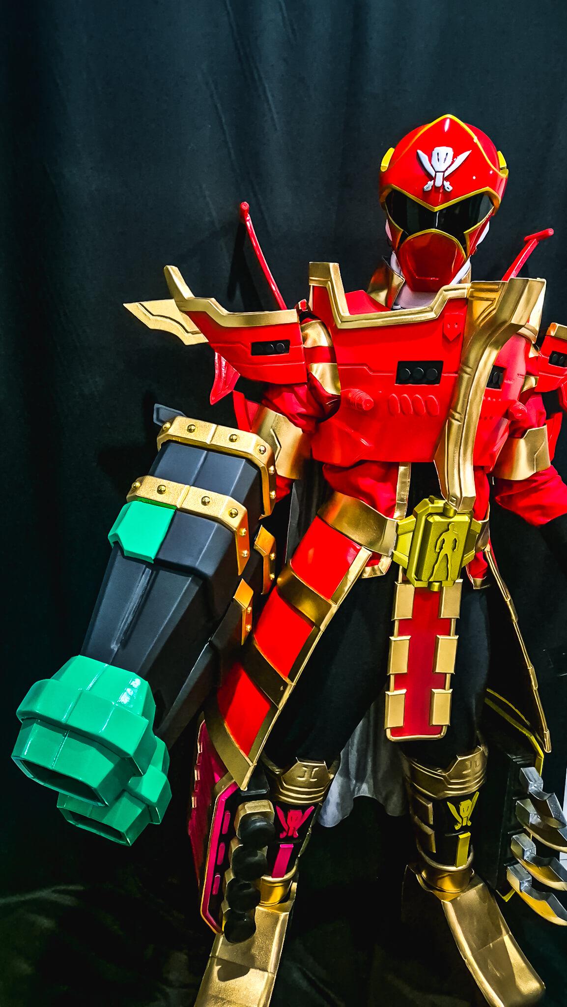 ゴーカイレッド パワーレンジャーコスチューム [カスタムサイズ