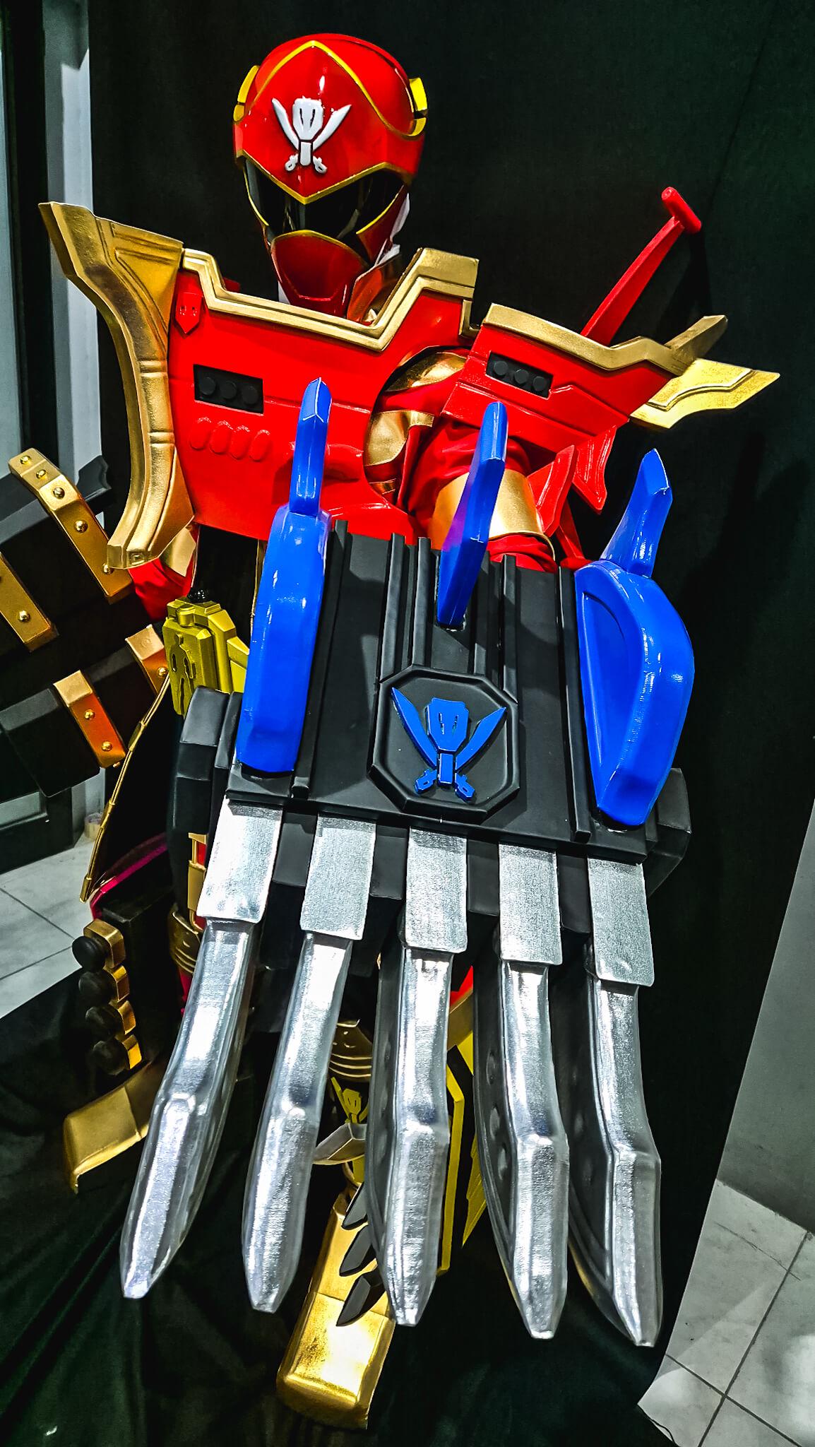 ゴーカイレッド パワーレンジャーコスチューム [カスタムサイズ