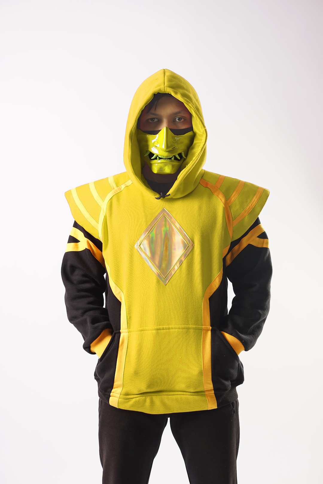 Yellow Omega Jacket Ranger [CUSTOM SIZE] for Daily Use and Cosplay - Etsy