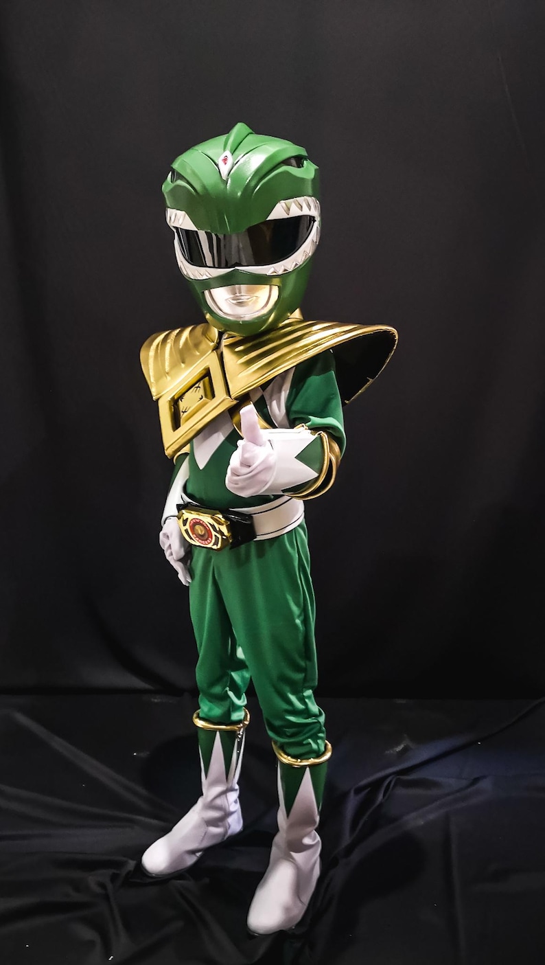 Green Ranger BITS Kids Costume Full Set [CUSTOM SIZE] - Etsy