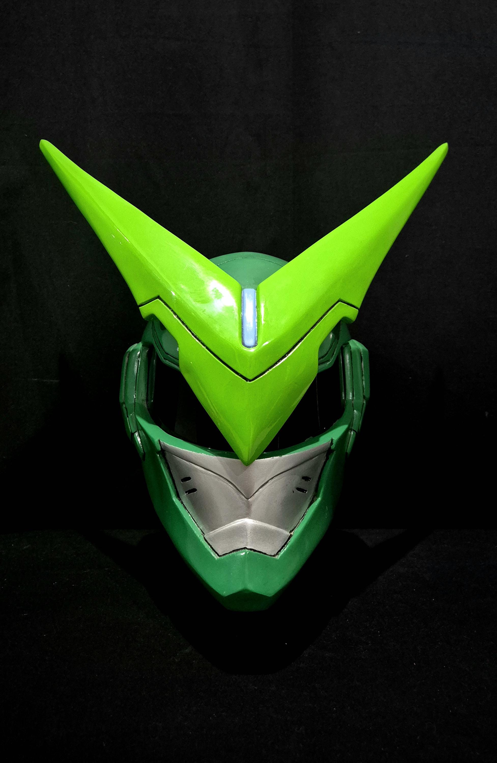 Genji Green Power Ranger Helmet Only [CUSTOM SIZE] - Etsy Israel