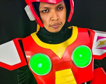 ロックマン（MEGAMAN）ヘルメット（箱付き）＆アパレル　6点セット　送料込み il_340x270.6780805945_tprg.jpg