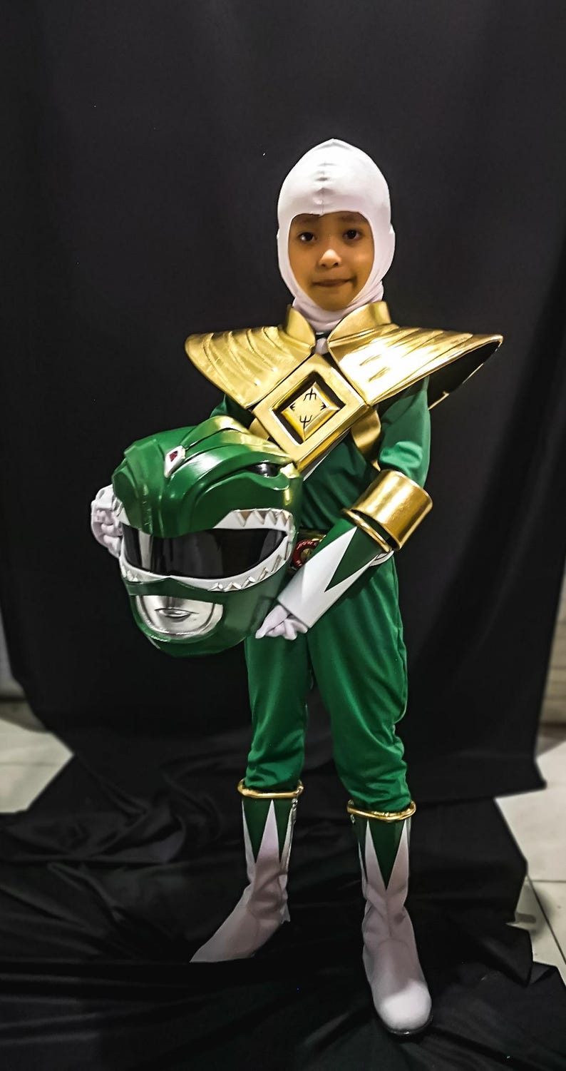 Green Ranger BITS Kids Costume Full Set [CUSTOM SIZE] - Etsy