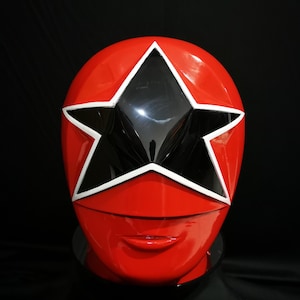Red Zeo Power Ranger Helmet Only [CUSTOM SIZE] for cosplay tokusatsu