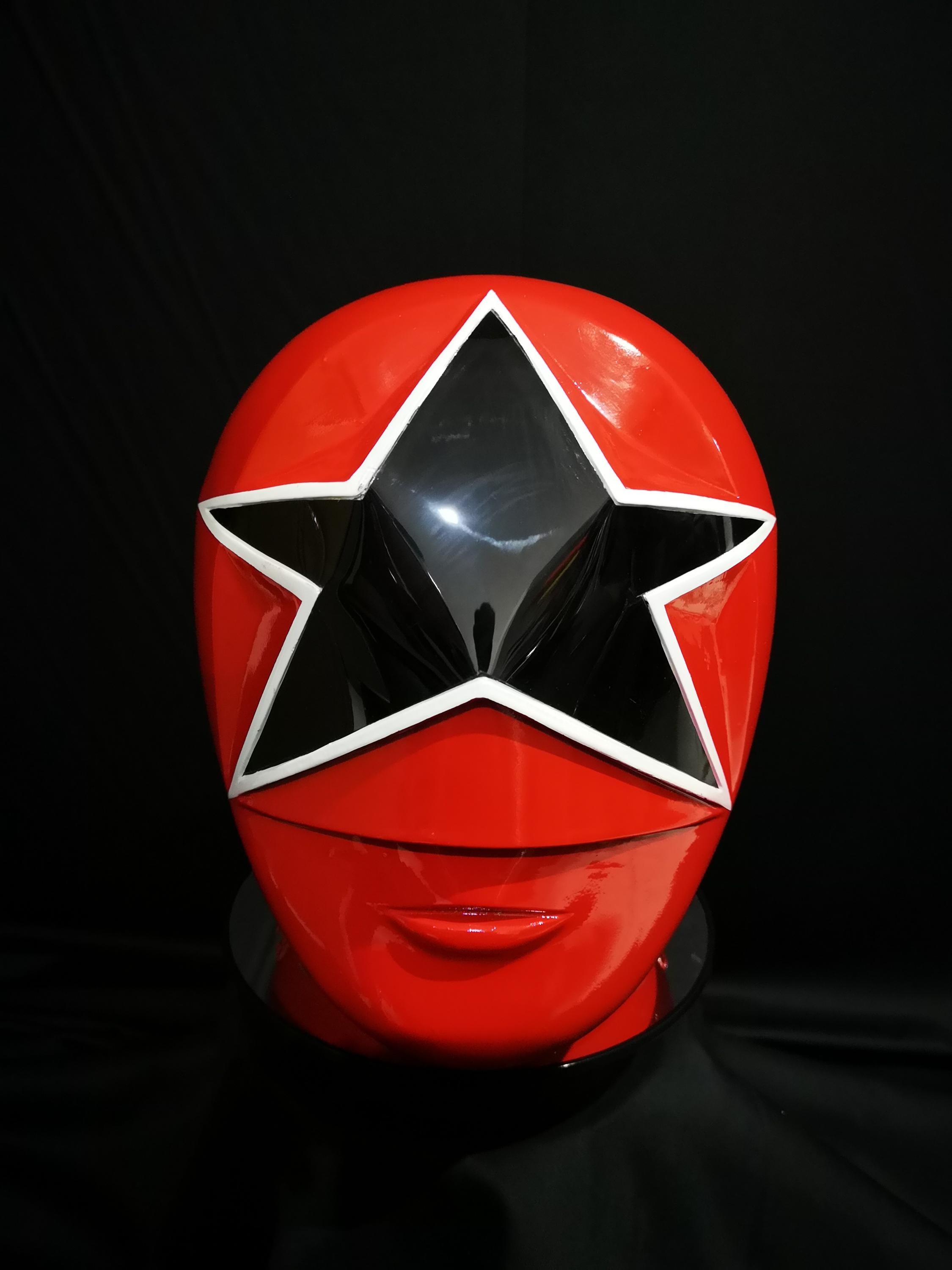 Red Zeo Power Ranger Helmet Only [CUSTOM SIZE] for Cosplay