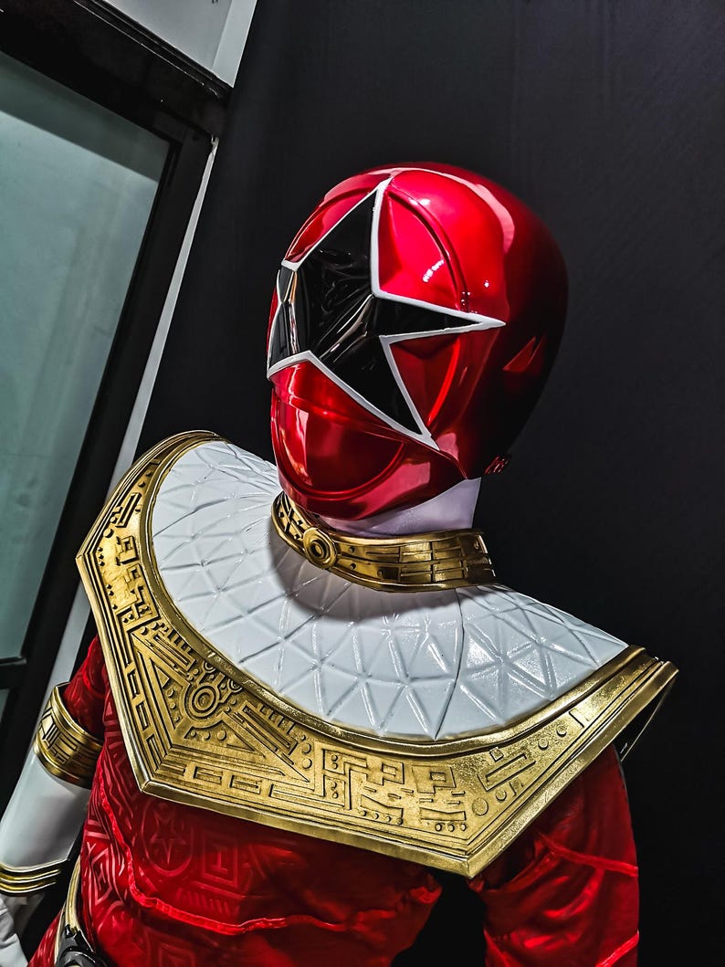 Red Zeo Tokujay Power Rangers Costume [CUSTOM SIZE] - Etsy