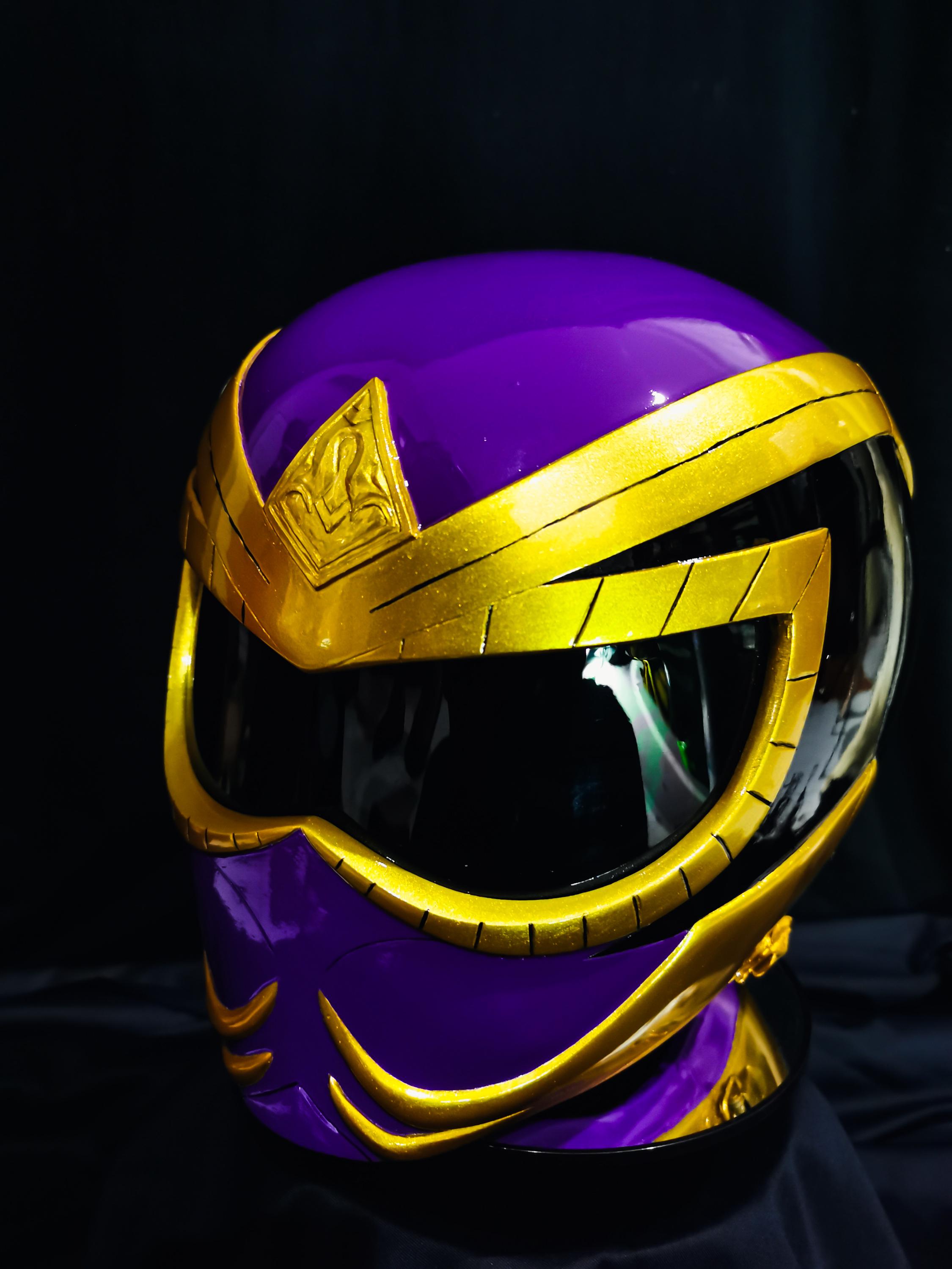 Jungle Furry Purple Power Ranger Helmet Custom Design [CUSTOM SIZE