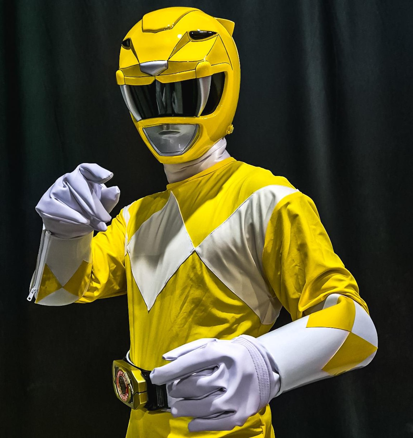 MMPR Yellow Power Ranger Costume [CUSTOM SIZE] - Etsy