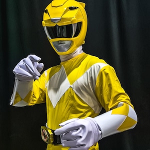 MMPR Yellow Power Ranger Costume [CUSTOM SIZE]