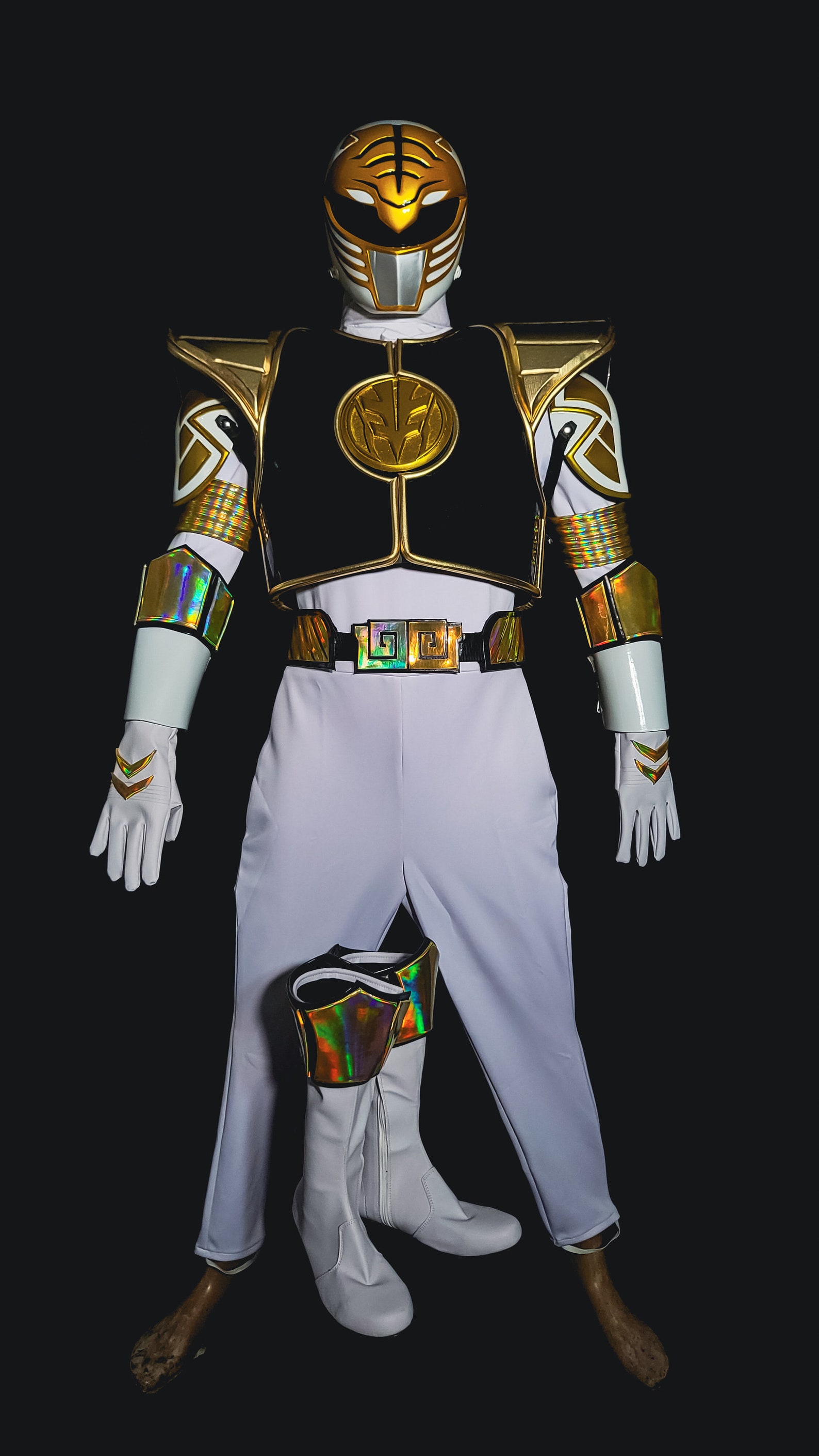 Custom White Tiger Ranger Costume: Handmade Cosplay Armor - Etsy