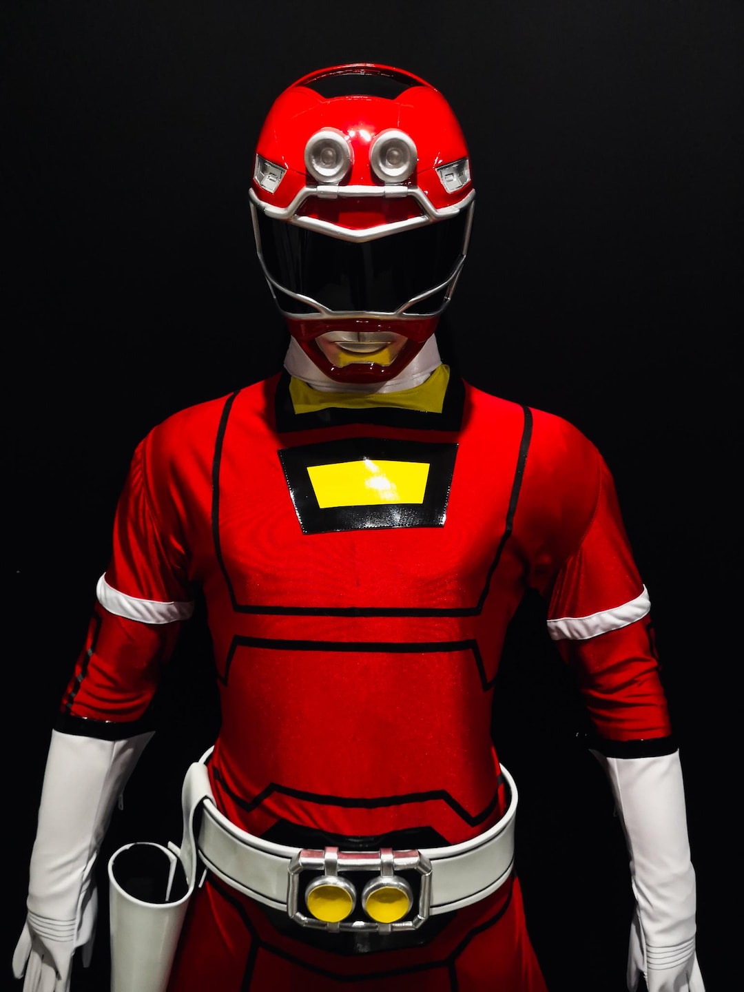 Red Turbo Ranger Costume Full Set [CUSTOM SIZE] - Etsy