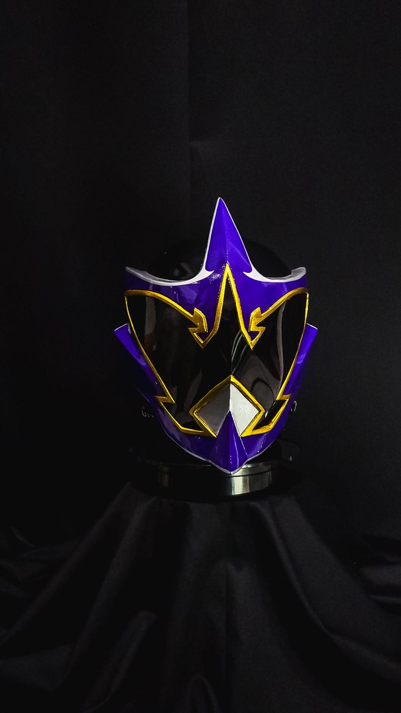 Purple Koragg Power Ranger Helmet [CUSTOM SIZE] - Etsy